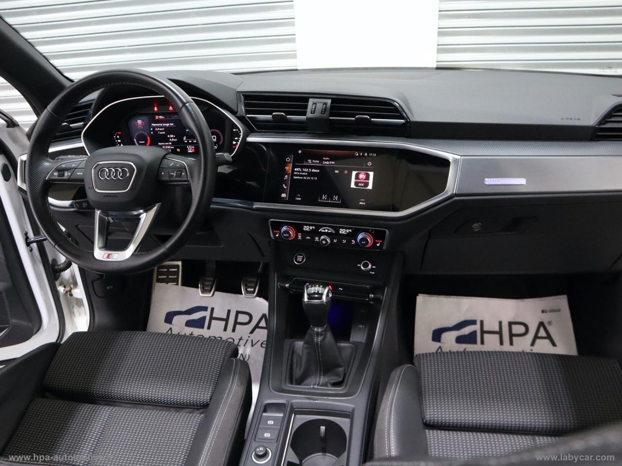AUDI Q3 2.0TDI S-line TETTO LED MATRIX PELLE RETROCAMERA
