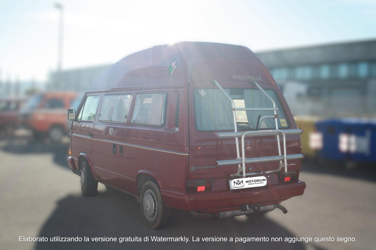 VOLKSWAGEN T3 CALIFORNIA WESTFALIA 1.6 T.D. DEL 1990 MOTORE RICONDIZIONATO