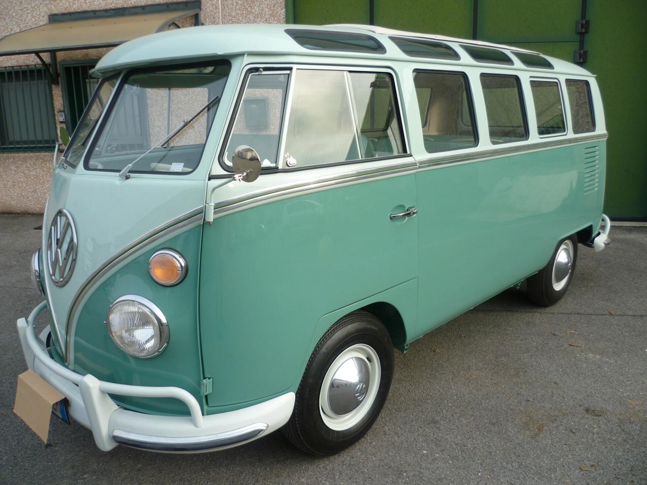 Volkswagen T1 Deluxe mod 241 21 VETRI Tedesco 1964