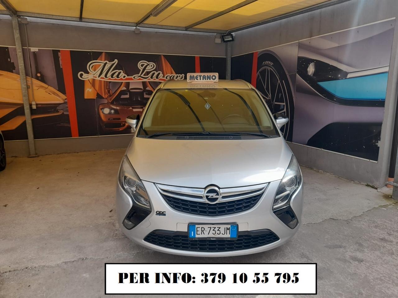 Opel Zafira Tourer 1.6cc metano 12 mesi garanzia-2013