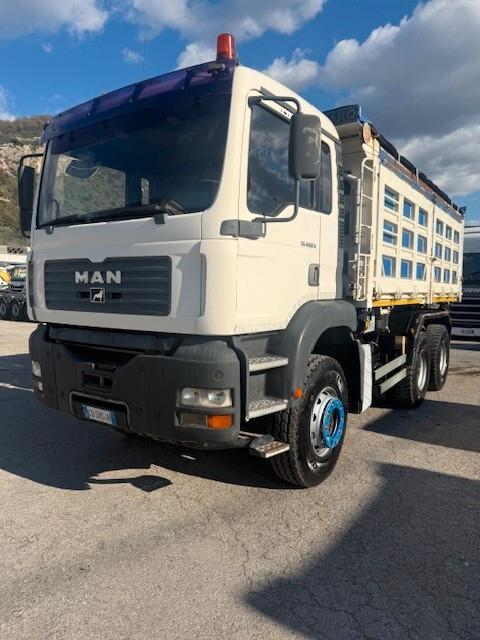 Autocarro Man TG 460 3 assi gemellato ribaltabile