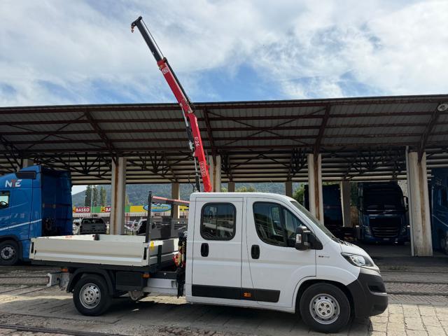 FIAT Ducato 140CV DOPPIA CABINA GRU E CASSONE FISSO