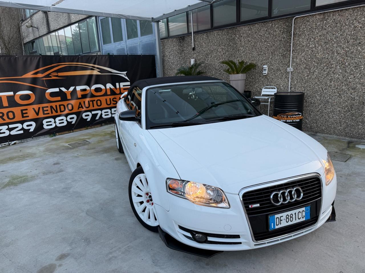 AUDI A4 S-LINE CABRIO 2.0 TDI 6MARCE MANUALE