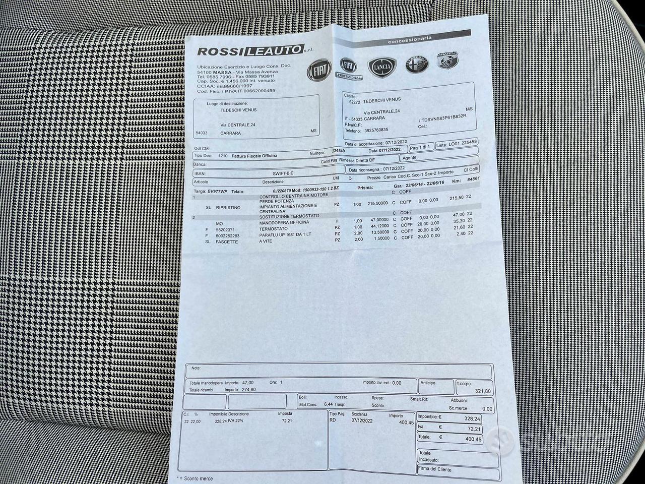 FIAT 500 1.2 Lounge (69cv) E6