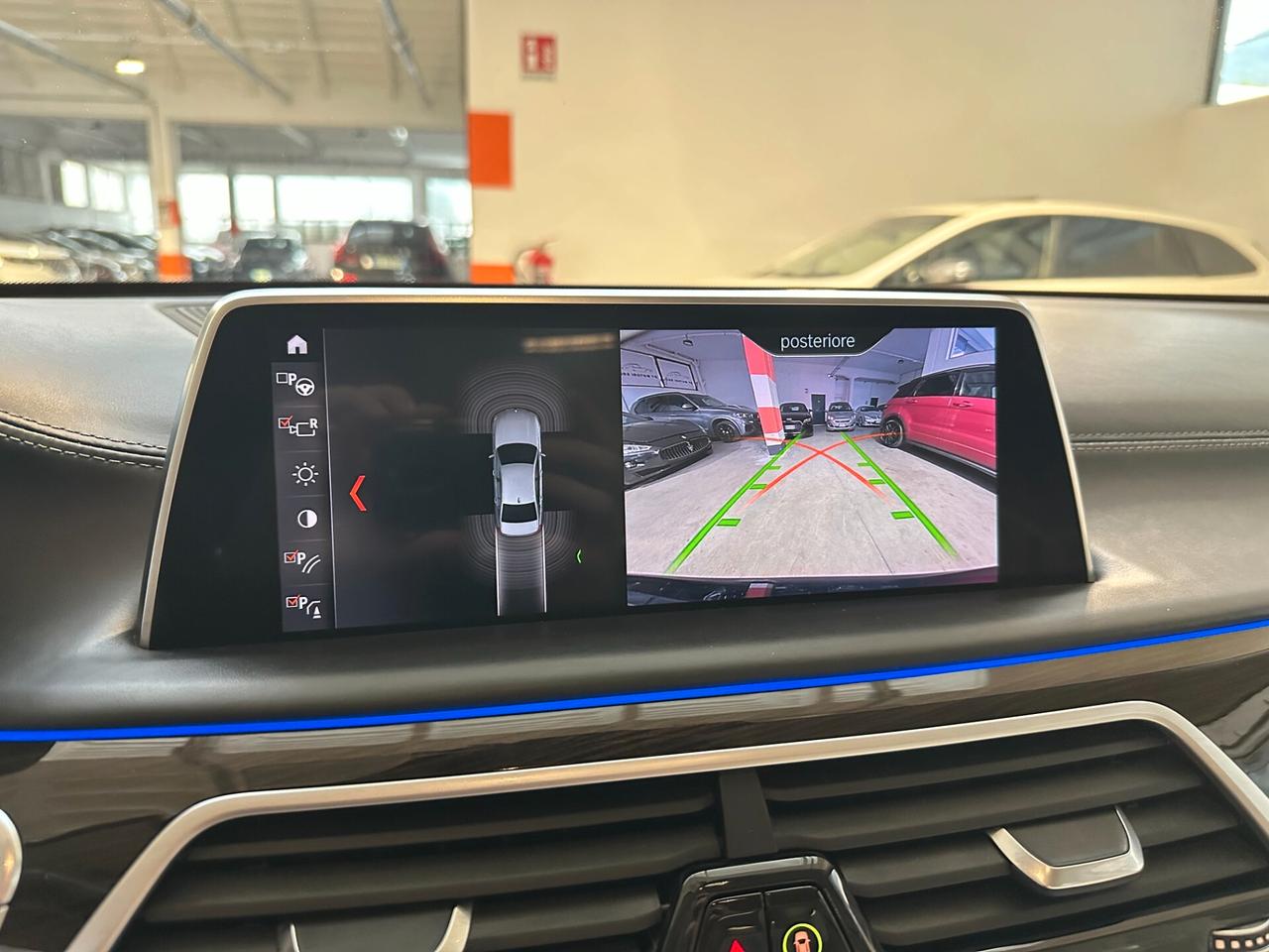 Bmw 725 725d Luxury - Luci Ambiente PELLE BIANCA