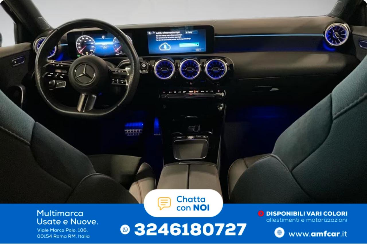 Mercedes-Benz A 200Benzina AMG Premium Advanced, fari a LED e sensori di parcheggio