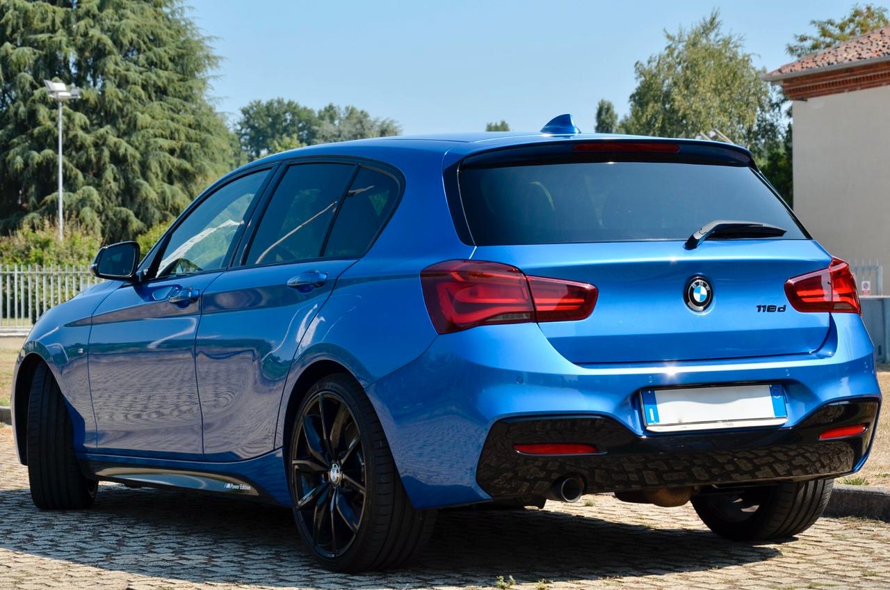 BMW 118d MSPORT 5p 150cv AUTO, PREZZO REALE, UFF ITALIANA, EURO 6C, FARI LED, NAVI, PELLE DAKOTA, 19", PERMUTE