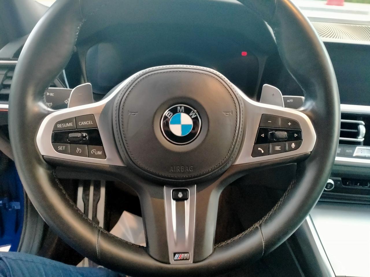 BMW 320 D MHEV 48V G20 4P MSPORT LEGA 19 / FRENI "M" / BI-LED / ASS.ADATTIVO / VOL. SEDILI RISC. / PACK COMFORT