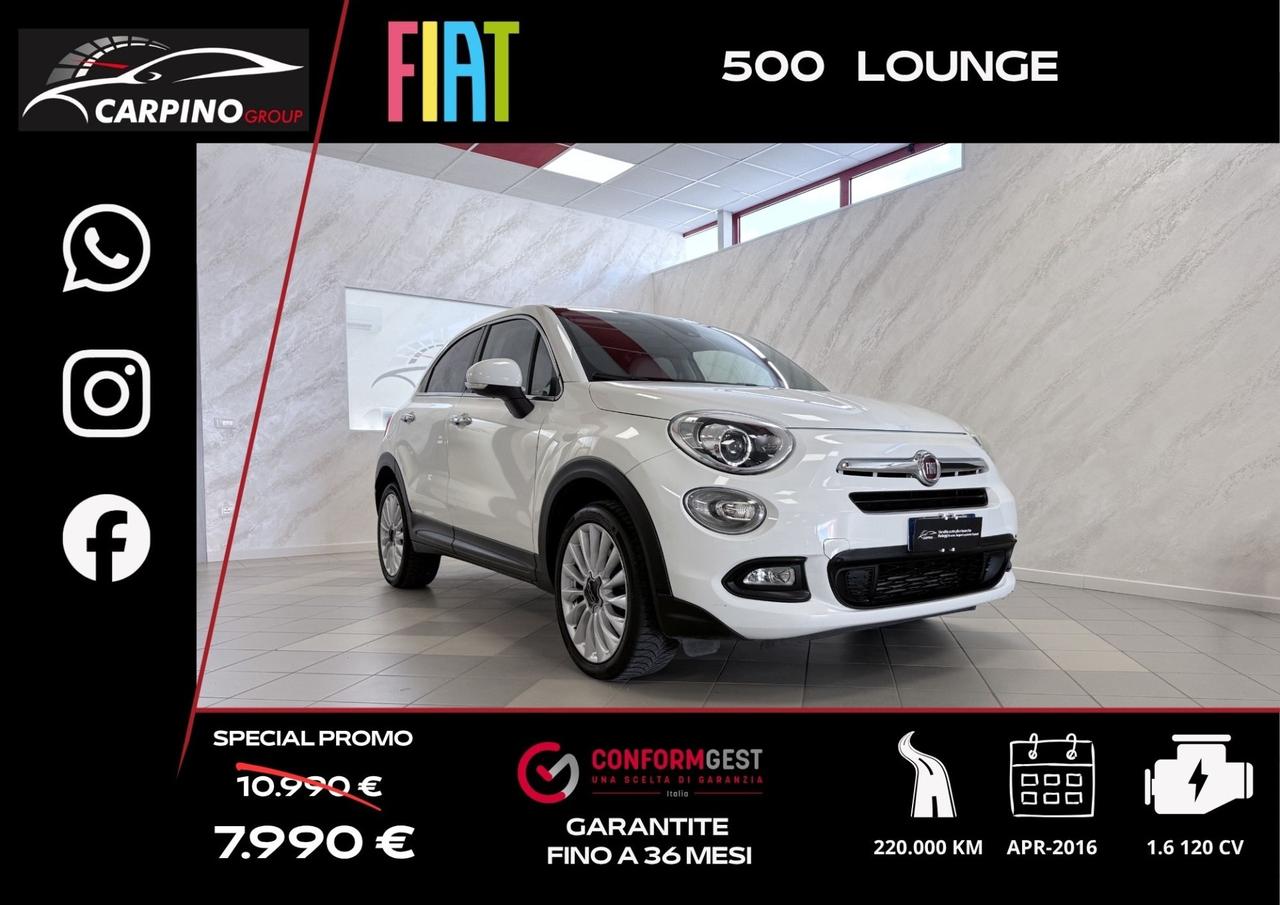 Fiat 500X 1.6 MultiJet 120 CV Lounge