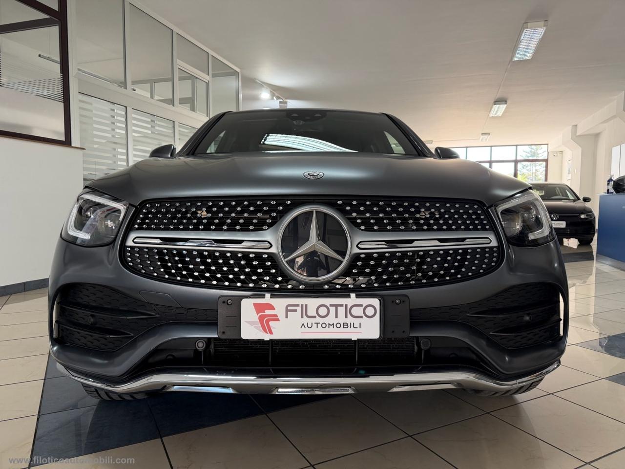 MERCEDES-BENZ GLC 300 d 4Matic Coupé Premium Plus TETTO APRIBILE- GANCIO TRAINO - LUCI AMBIENT