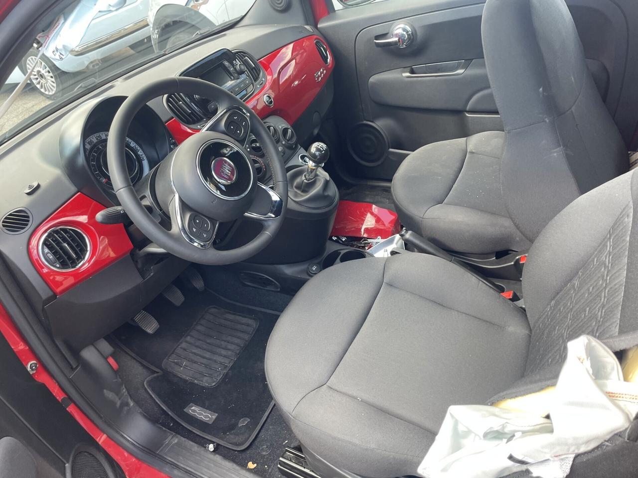 Fiat 500 1.0 Hybrid 2024 6628km sinistrata