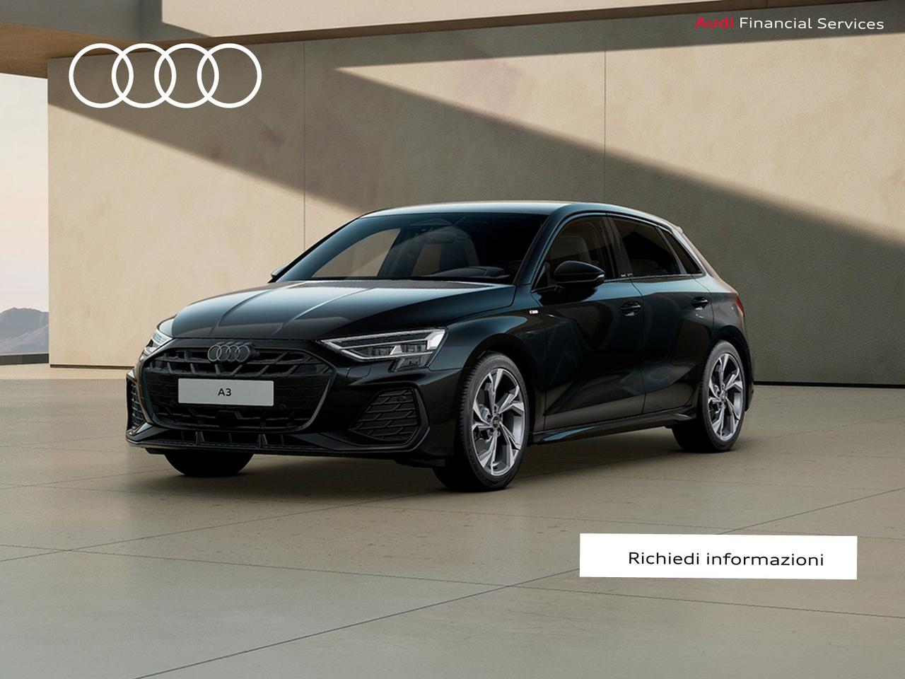 Audi A3 sportback 1.5 tfsi mhev s line edition 150cv s-tronic