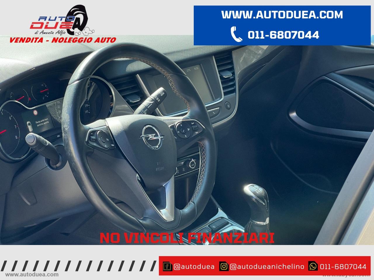 OPEL Crossland X 1.2 T 12V 110 CV S&S Innov. NO VINCOLI FINANZIARI