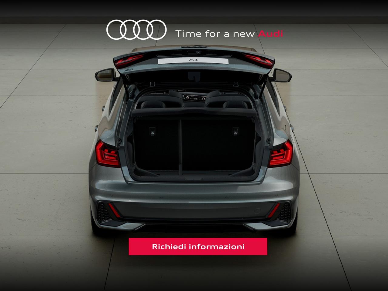 Audi A1 sportback 30 1.0 tfsi identity black 116cv s-tronic