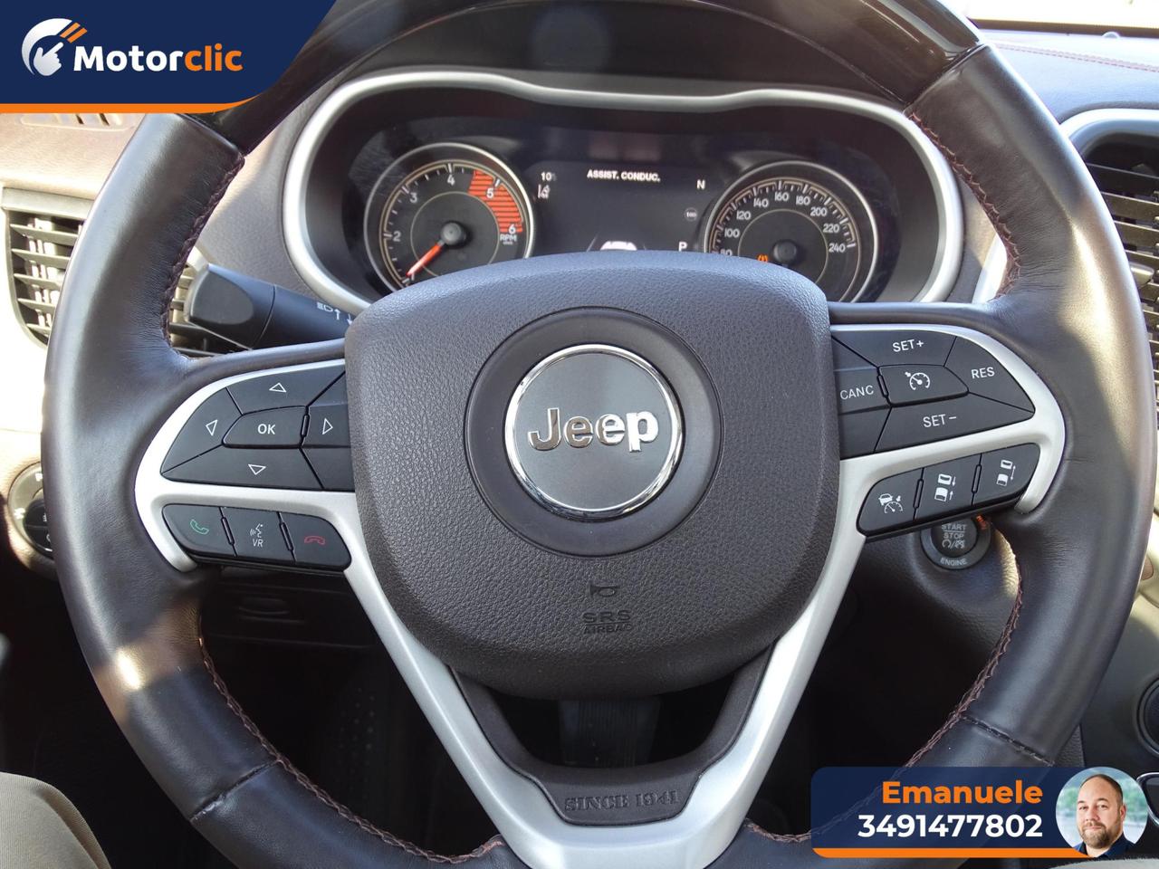 Jeep Cherokee 2.2 mjt II Overland 4wd active drive I 200cv auto