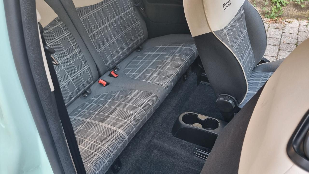 Fiat 500 1.2 Lounge 69cv anno2019 km 52000 neopat