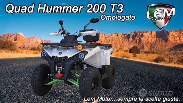 LEM MOTOR Quad Hummer 200cc T3 Targabile My 2023