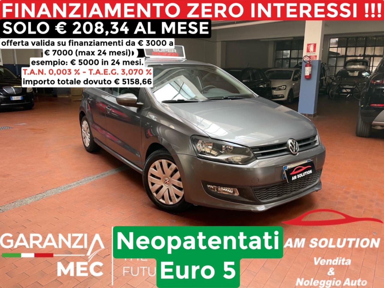 Volkswagen Polo 1.2 Neopatentati Euro 5