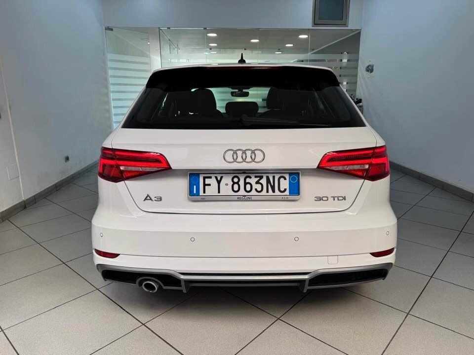 Audi A3 SPB 30 1.6 TDI S-Line STronic 116/CV 2019