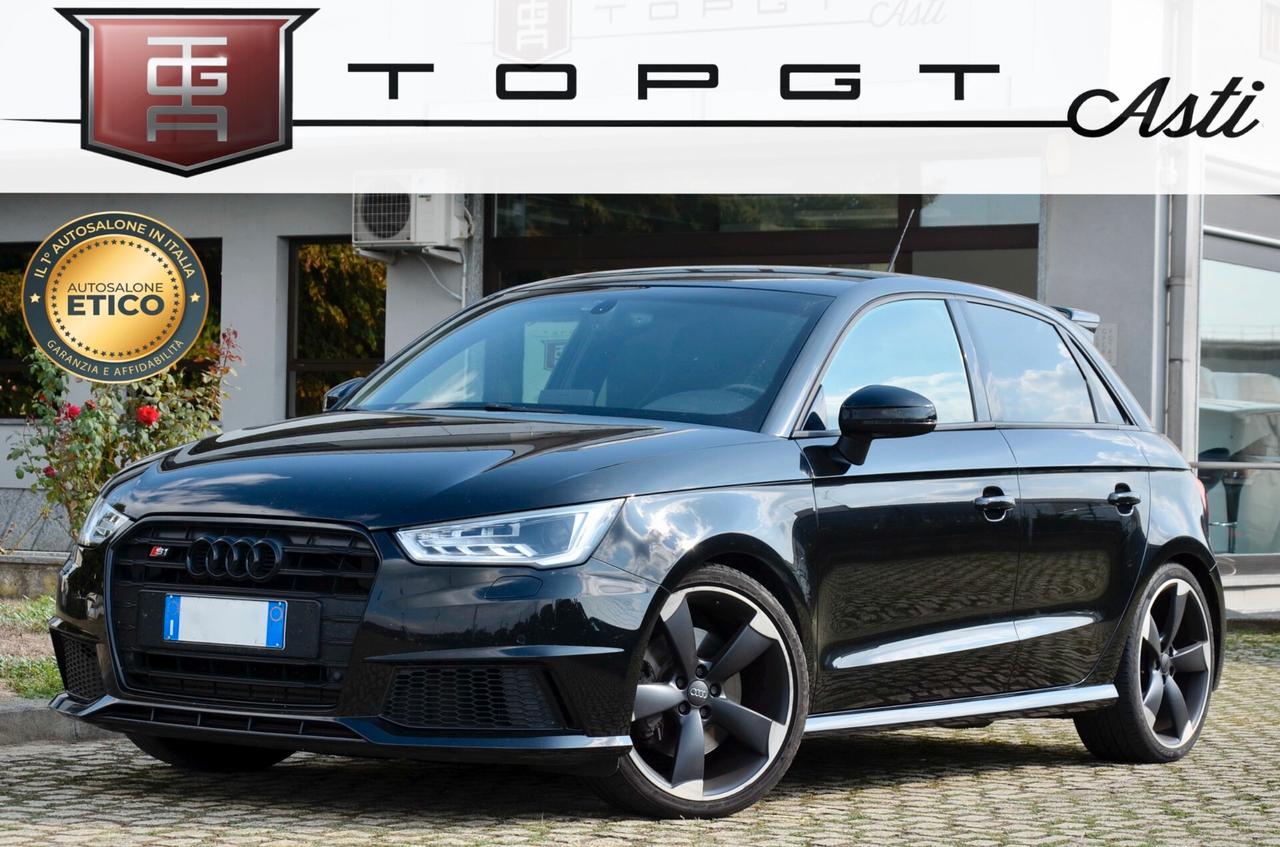 AUDI S1 SPORTBACK 2.0 TFSI QUATTRO 231cv, SERVICE AUDI, EURO 6B, SEDILI GUSCIO, RAGAZZON OMOLOGATO, SPOILER, APPLE CAR PLAY, PERMUTE