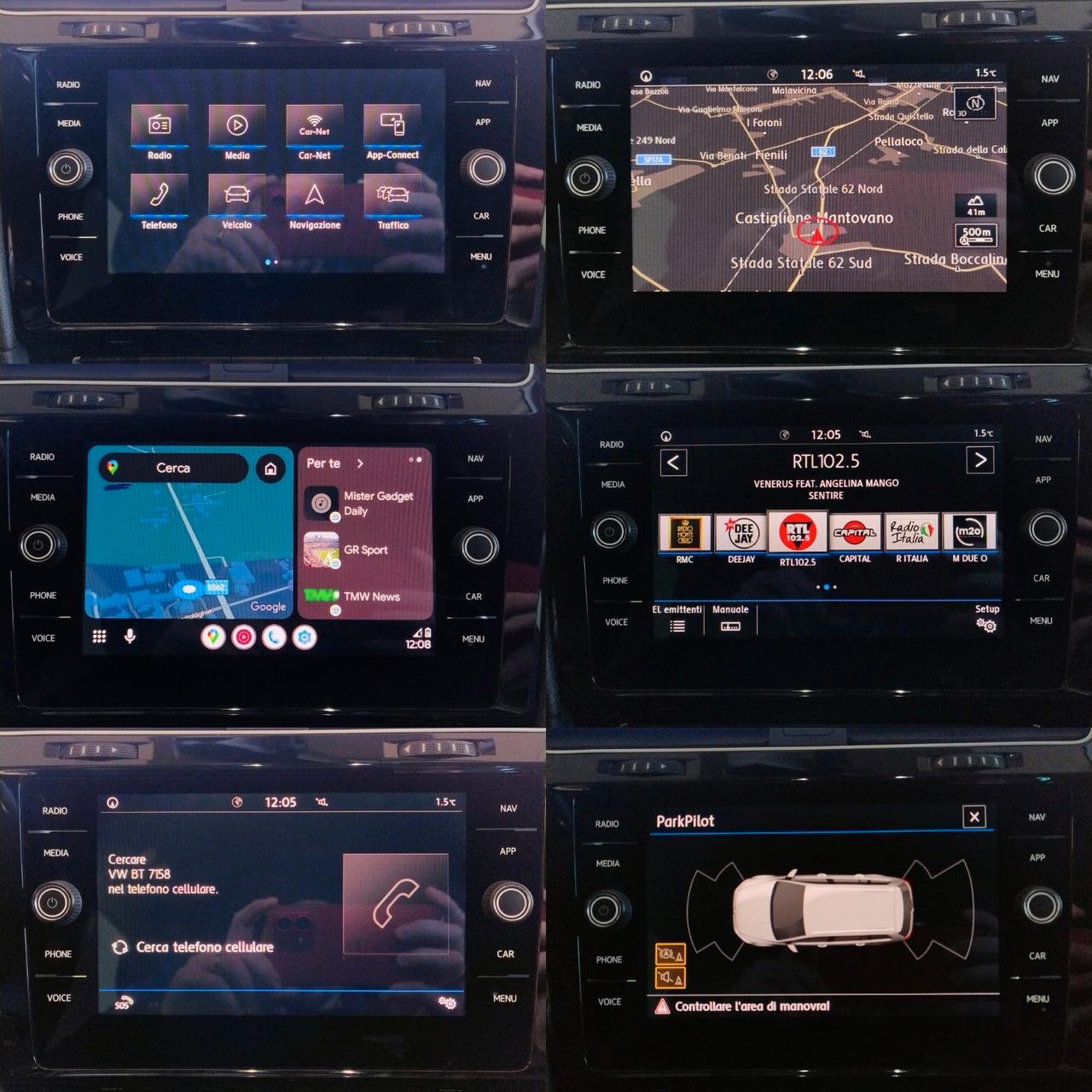 VOLKSWAGEN Golf 1.6 TDI 115cv HIGHLINE *VIRTUAL*ACC*CARPLAY