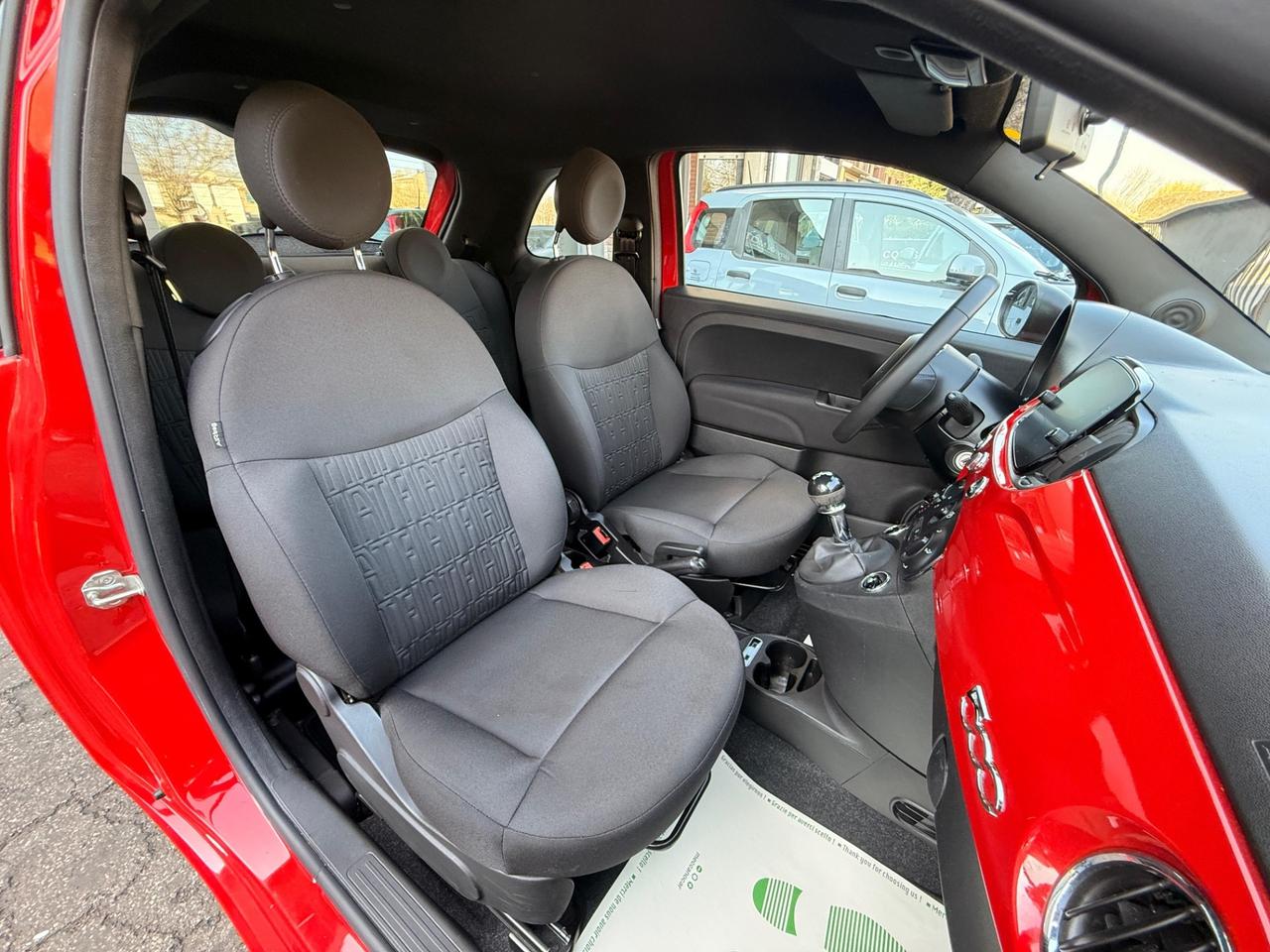 Fiat 500 1.0 Hybrid Red