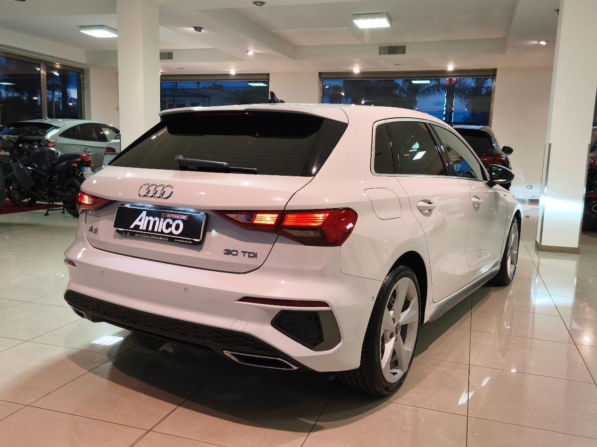 AUDI A3 SPB Sportback 2.0 TDI 116 CV S-tronic S-line Cockpit/18'/Led