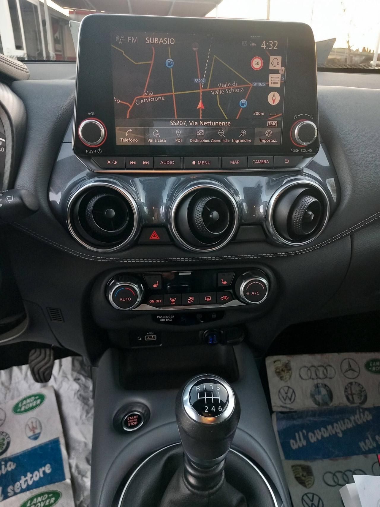 Nissan Juke 1.0 DIG-T 117 CV Tekna STRA FULL BOSE R 19 PELLE KM 43200 GARANZIA