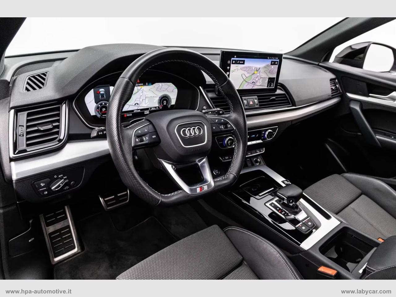 AUDI Q5 2.0TDI mild hybrid S-tronic S-line FULL LED PELLE NAVI BLACK EDITION CARPLAY