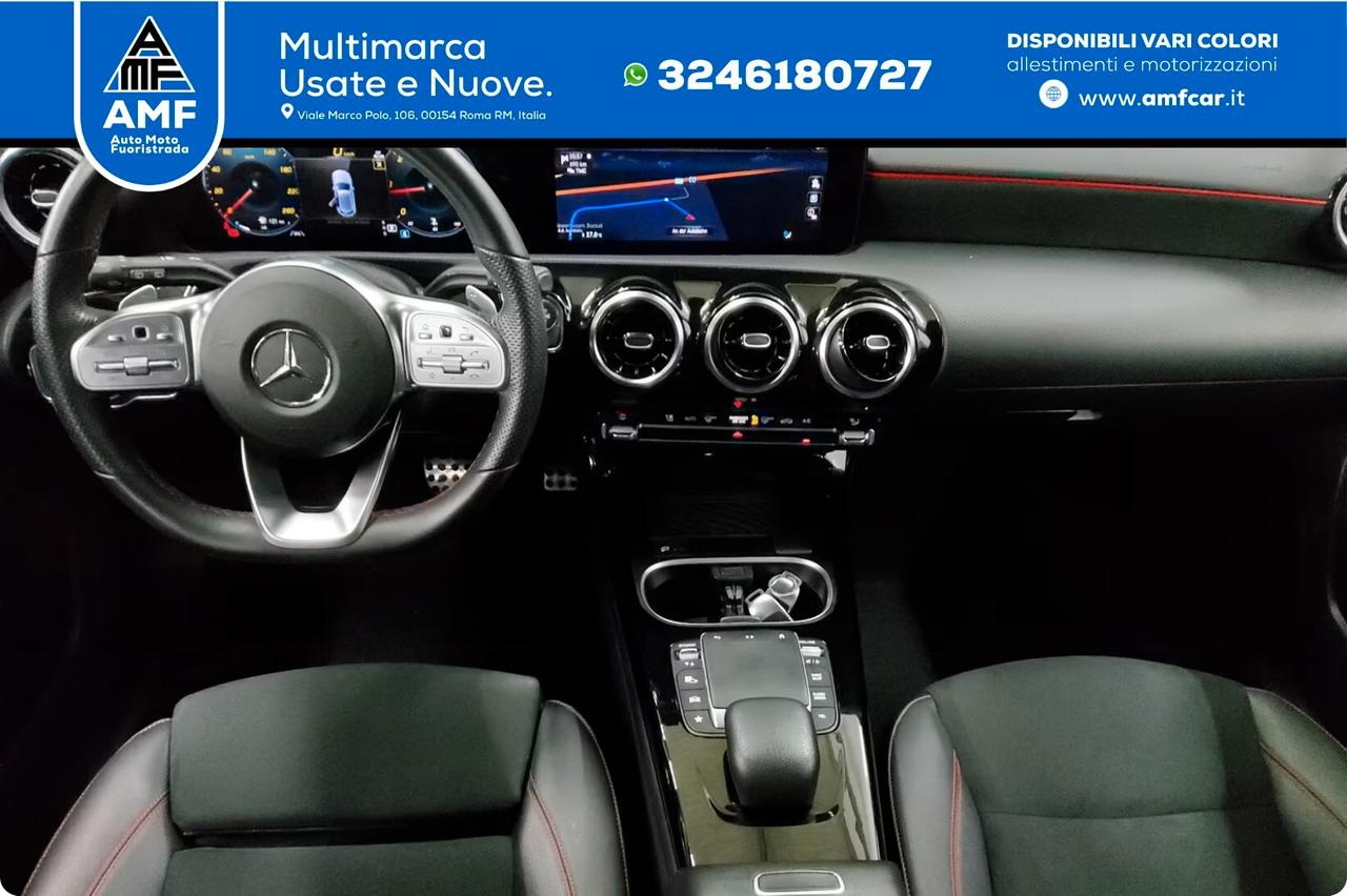Mercedes-Benz A 180 d AMG-Line T-Leather Navi LED MBUX high RFK