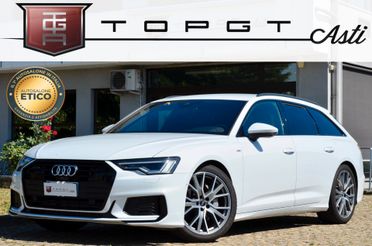 AUDI A6 AVANT 45 3.0 TDI MHEV S-LINE INT+EXT QUATTRO 231cv TIPTRONIC, SERVICE AUDI, EURO 6D, BLACK PACK, MATRIX, BANG & OLUFSEN, GANCIO TRAINO, PERMUTE