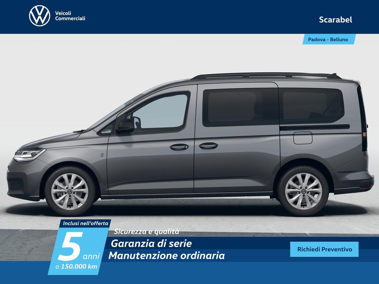 Volkswagen Caddy maxi m1 2.0 tdi 122cv 4motion life my24