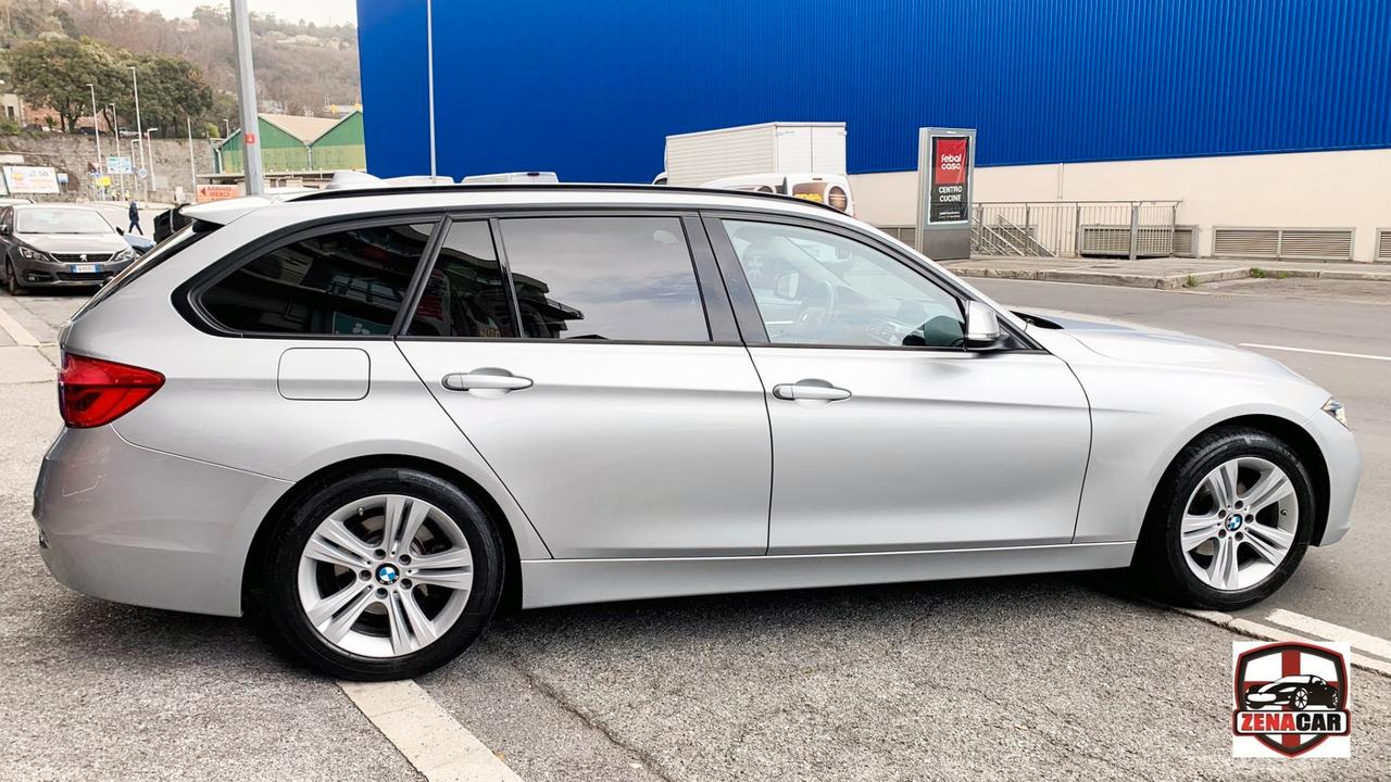 BMW 318d SW 150 CV TETTO APRIBILE INTERNI IN PELLE SEDILI RISCALDATI ED ELETTRICI
