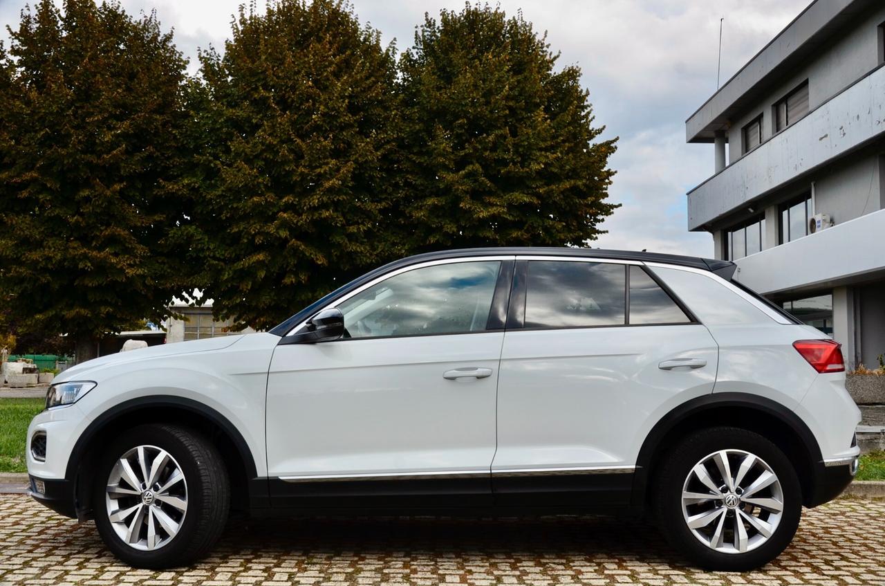 VOLKSWAGEN T-ROC 1.0 TSI ADVANCED 116cv, UNICOPROP, SERVICE VW, EURO 6D, BICOLOR, APPLE ANDROID, PERMUTE
