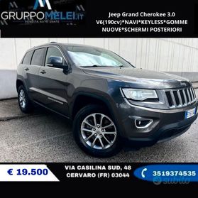 Jeep Grand Cherokee 3.0 V6(190cv)*NAVI*KEYLESS*GOMME NUOVE*SCHERMI POSTERIORI