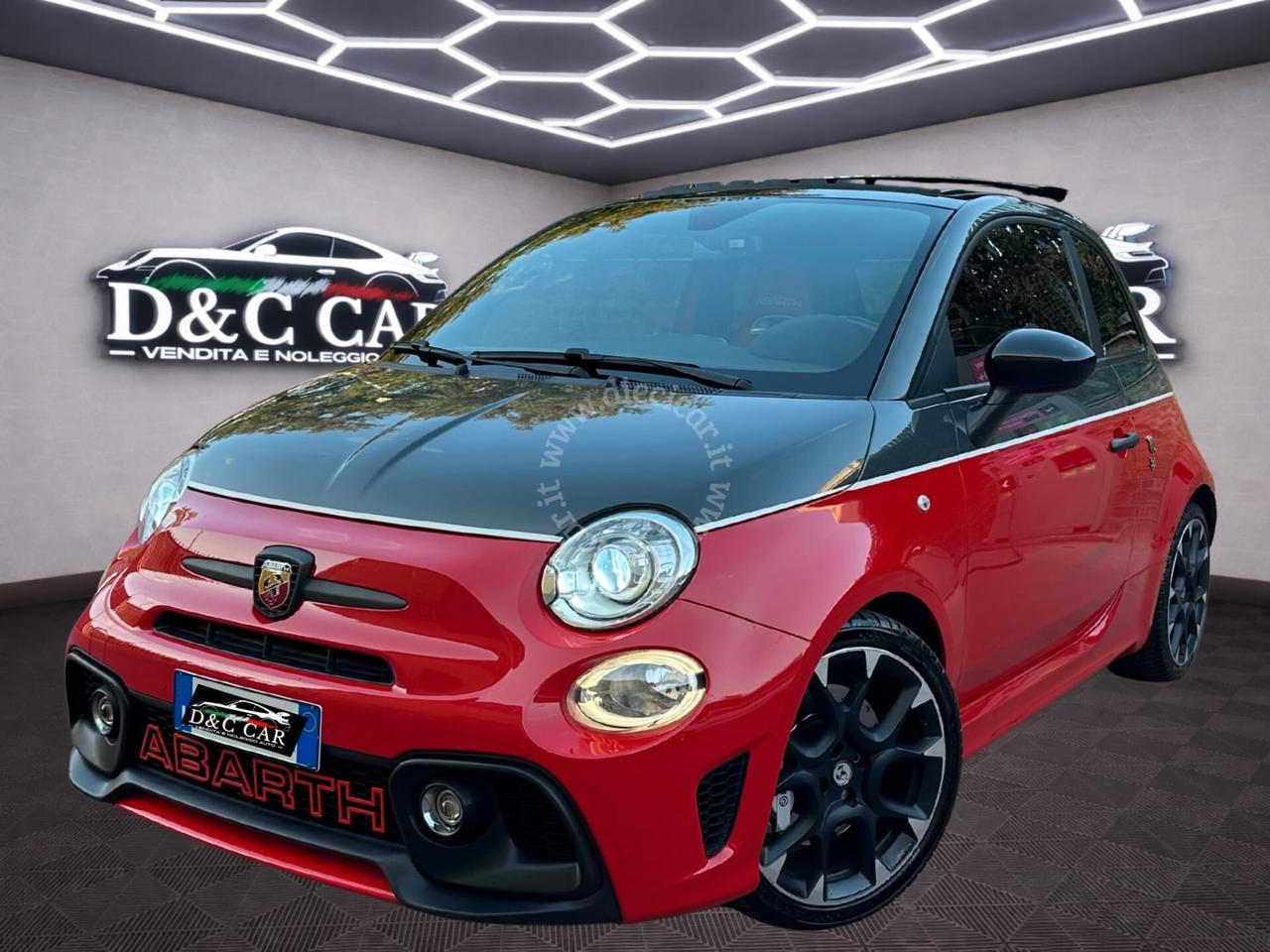 Abarth 595 1.4 Turbo T-Jet 180 CV MTA Competizione TETTO XENO PDC AUDIO BEATZ ANTIFURTO PELLE TAGLIANDI UFFICIALI