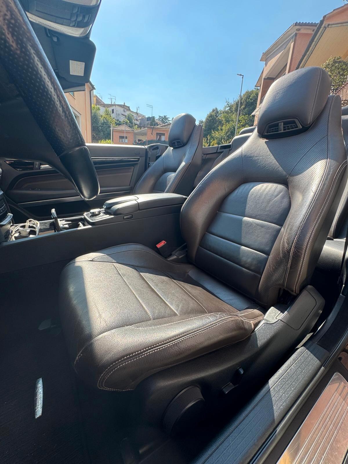 Mercedes-benz E 350 d Cabrio Automatic Premium 252 cv, SERVICE MB, FULL OPT, DA VETRINA, RARA