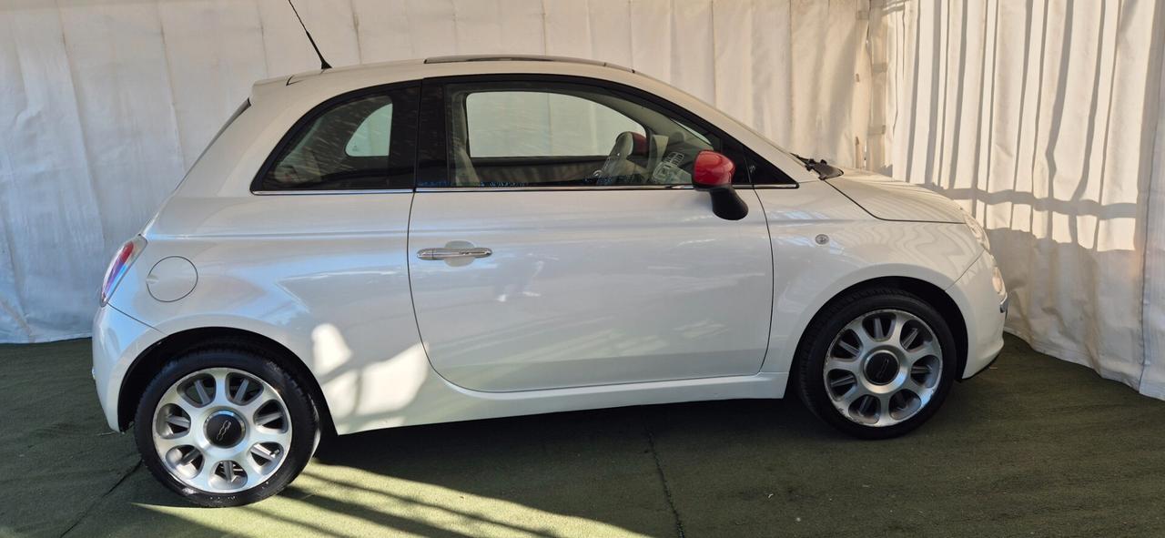 FIAT 500 1.2 BENZINA 69CV Tetto Panora 05/2009