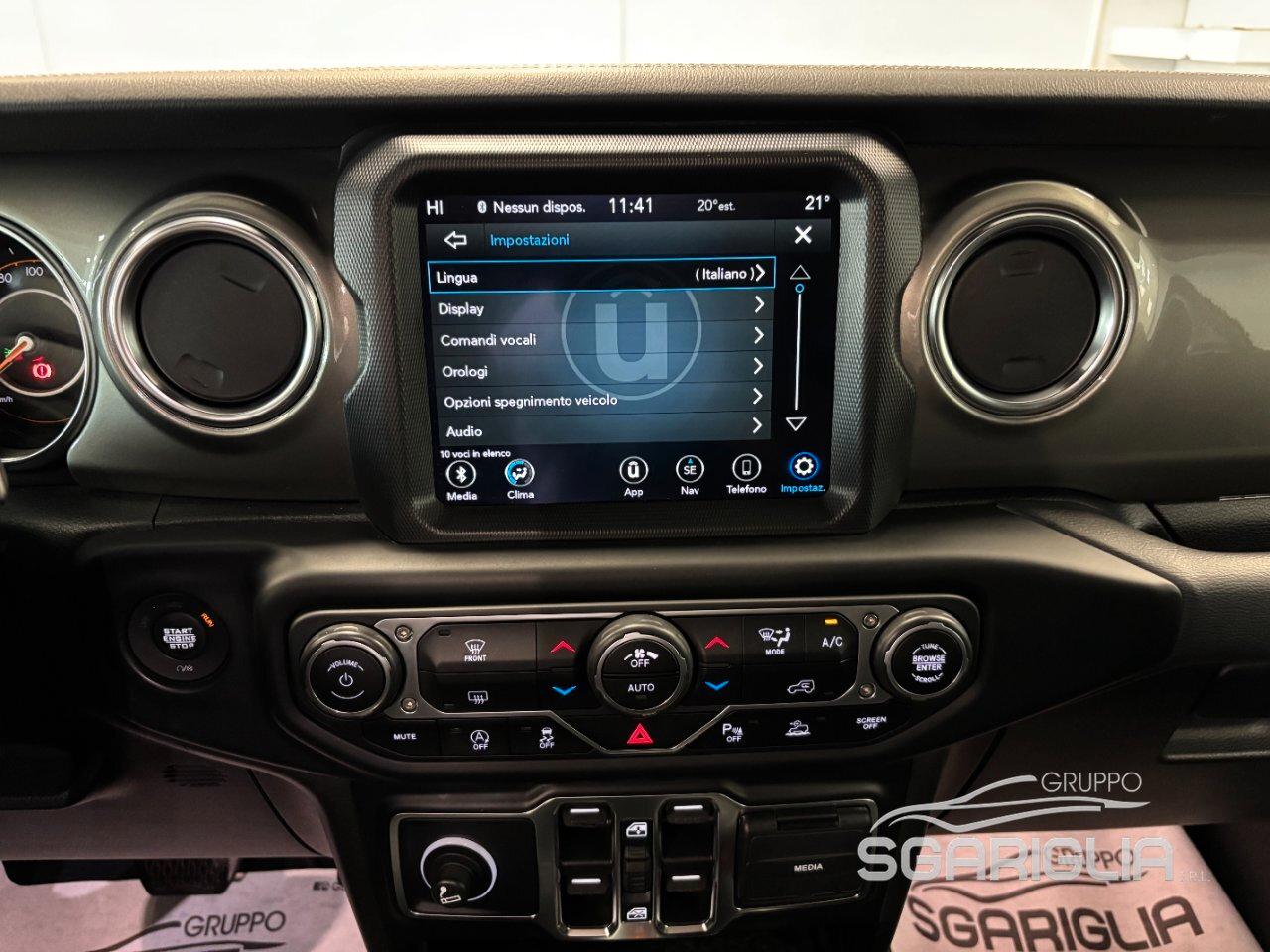 Jeep Gladiator Doppia Cabina Pick Up 4X4 5 Posti DC 3.0 Diesel Overland 4wd auto