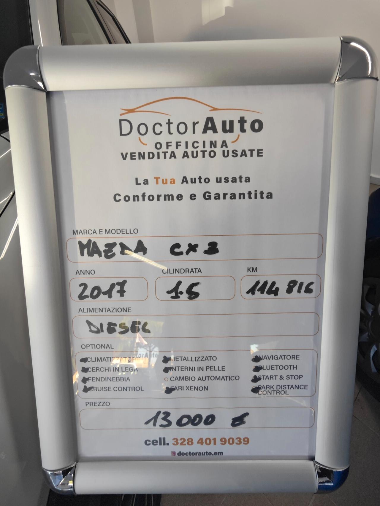 Mazda CX-3 1.5L Skyactiv-D Luxury Edition