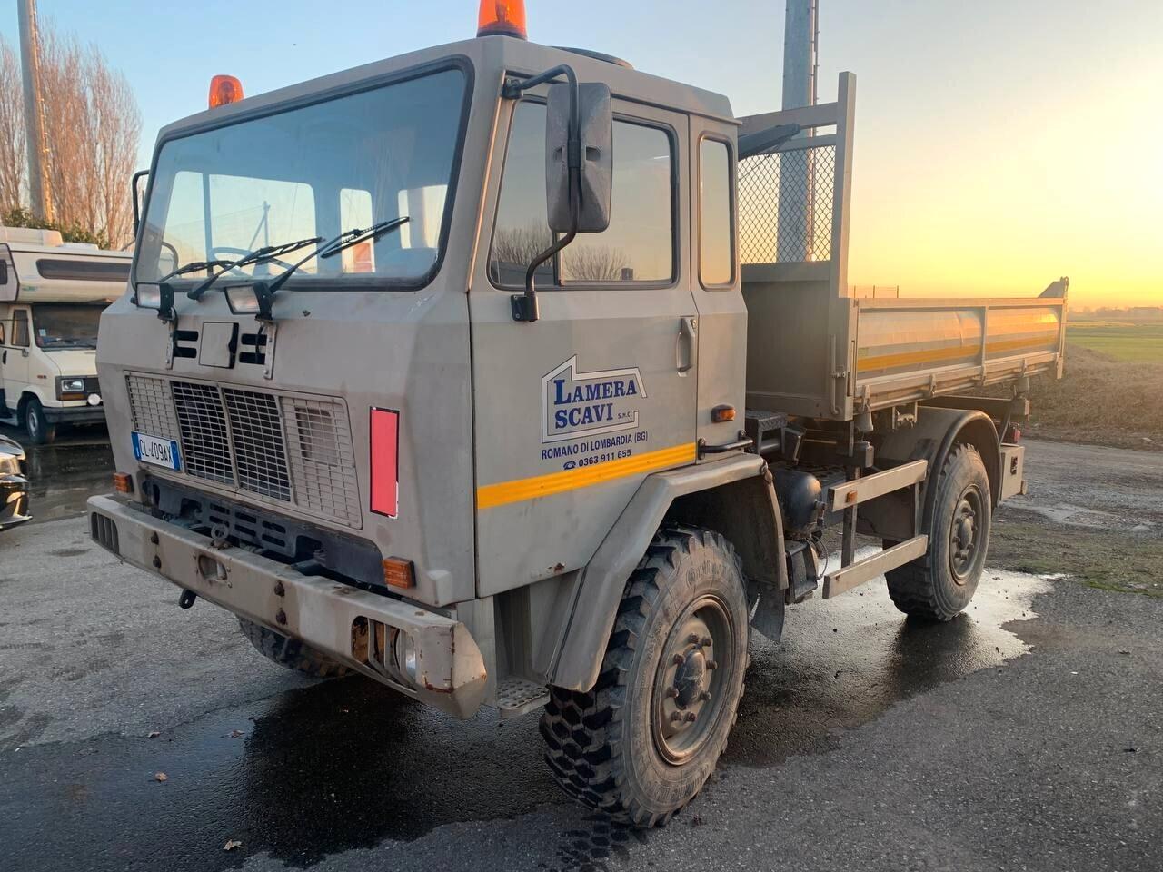 Iveco Lancia ACL 975 6611 M 4x4 Ribaltabile Spazzaneve