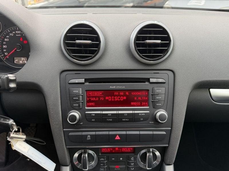 Audi A3 A3 Sportback 1.8 tfsi S-LINE INTERIORI ED EXTERIOR KM REALI !!