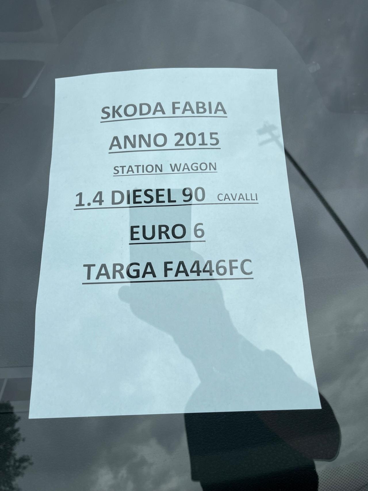 Skoda Fabia 1.4 TDI 90 CV Wagon Style