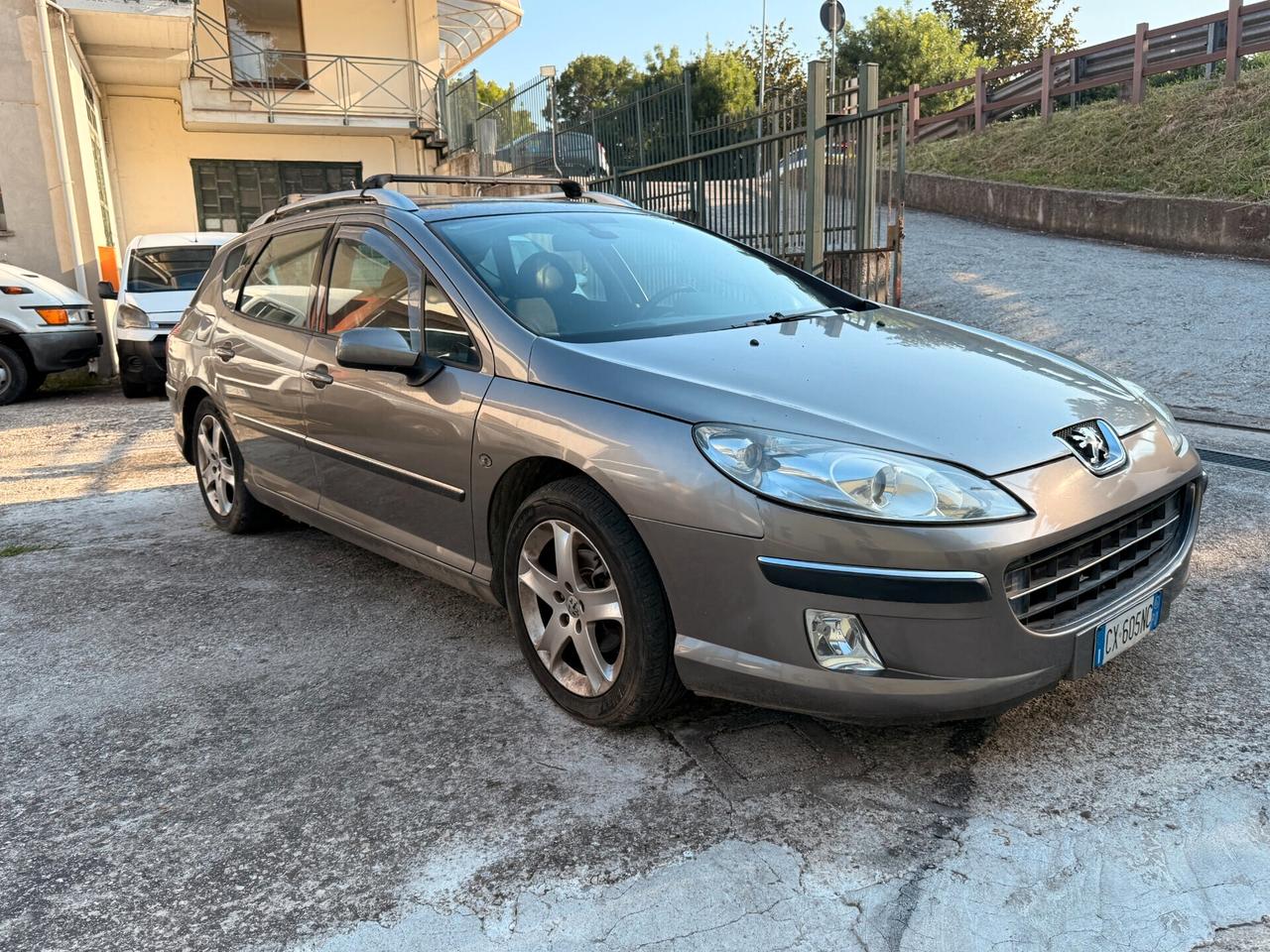 Peugeot 407 HDI Gancio traino 16 quintali