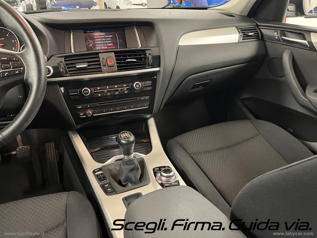 BMW X3 XDrive 20D | MANUALE