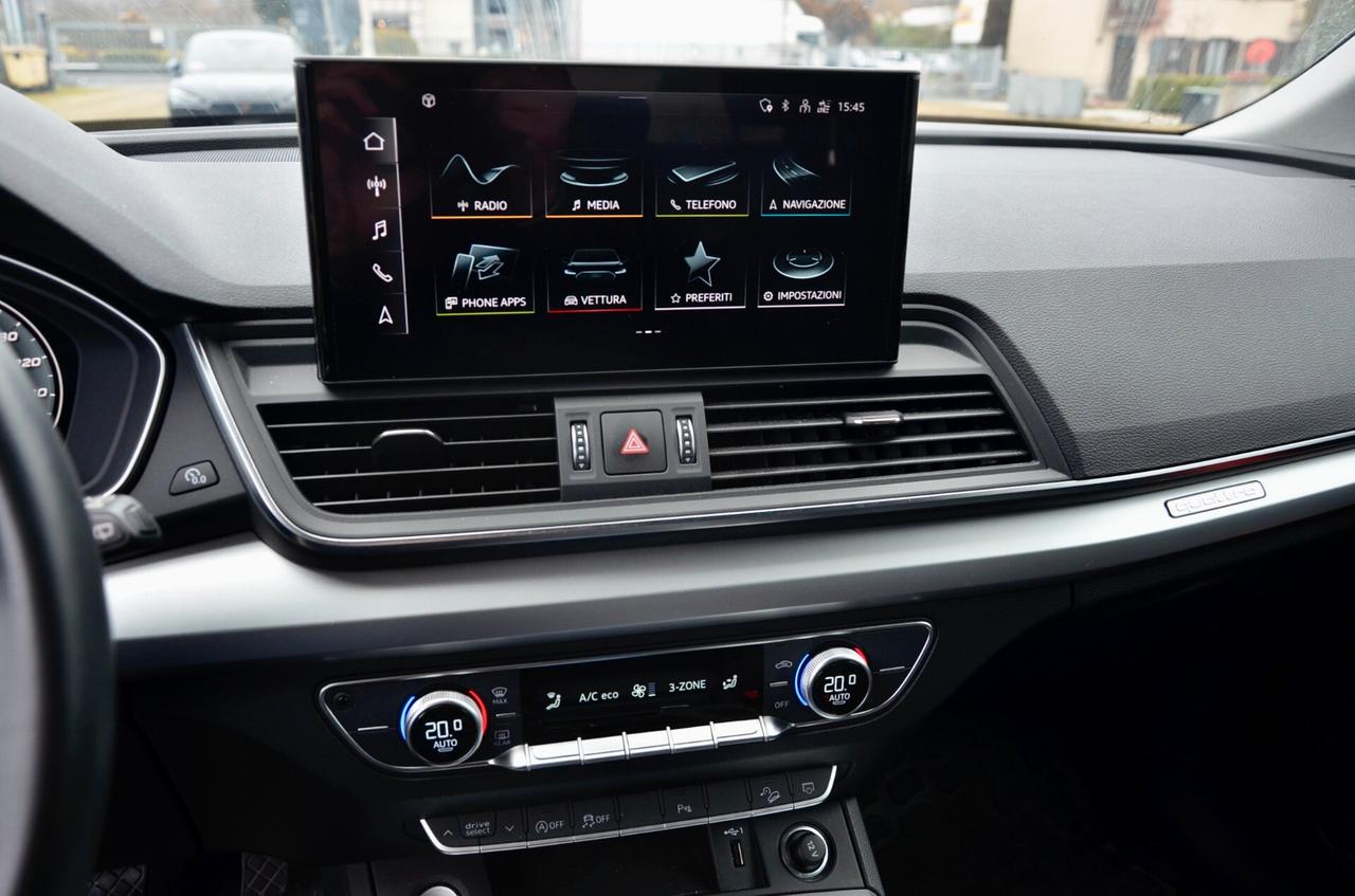 AUDI Q5 SPB 40 2.0 TDI MHEV S-LINE EDITION QUATTRO 204cv S-TRONIC, UFF ITALIANA, EURO 6D, FULL LED, RETROCAMERA, APPLE ANDROID, 19", PERMUTE