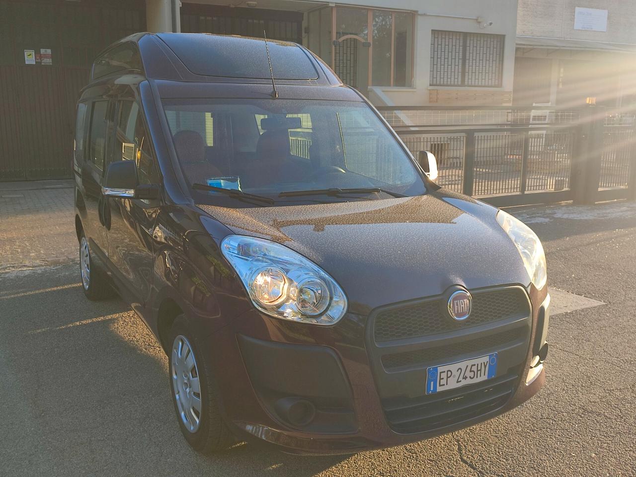 FIAT DOBLO 2012 BENZINA PEDANA DISABILI ELETTRICA TETTO ALTO