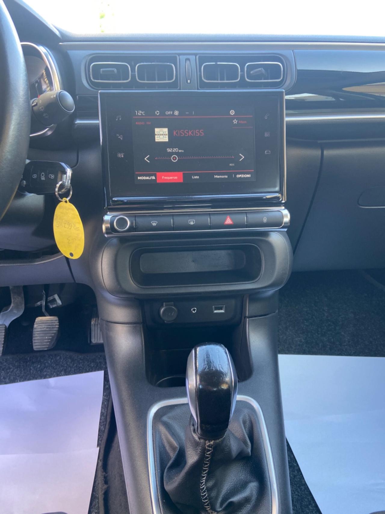 Citroen C3 1.2 BENZ SHINE 2018 NUOVA GARANZIA