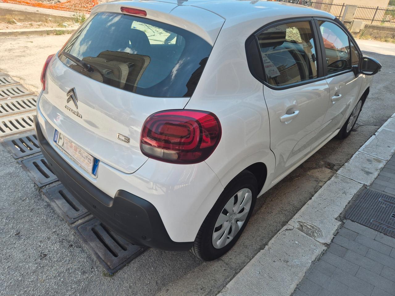 CITROEN C3 1.5 DIESEL 102 CV ANNO 2019 N1 KM CERTIFIC
