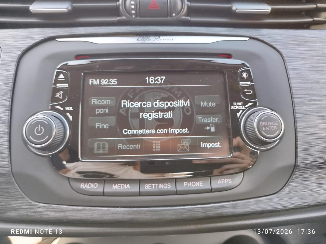 GIULIETTA 1.6jtdm-120cv *PREZZO VERO* TAGLIANDI ALFA- SENSORI-BLUETOOTH